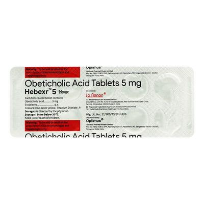HEBEXR 5 Tablet 10's - Liver Disease