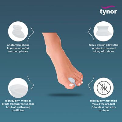 Tynor Toe Separator Silicon (S) (K 04) - Ankle/Foot Supports