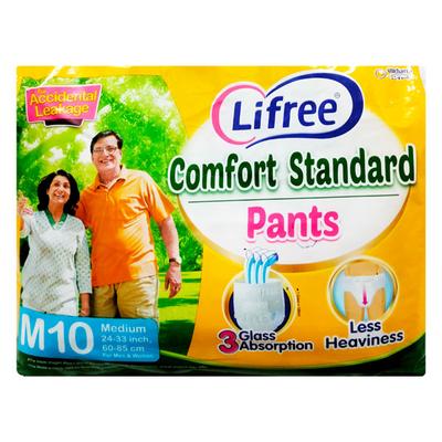 Lifree Comfort Standard Adult Diaper Pants (M) 10's - Adult Diapers & Pads