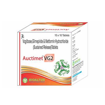 AUCTIMET VG 2mg Tablet 10's - Diabetes-Ant