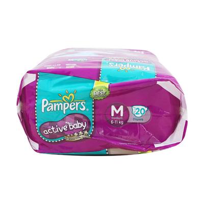 Pampers Active Baby Diapers (M) 20's - Diapers & Wipes
