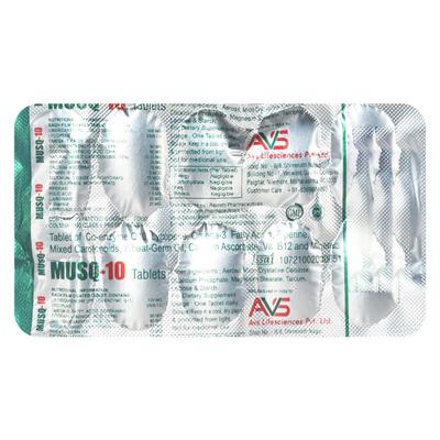 MUSQ 10 Tablet 10's - Supplements-Vam