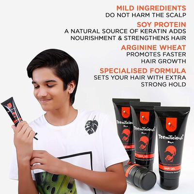 Fixderma Teenilicious Hair Gel (Boys) 60 gm - Hair Gels & Waxes