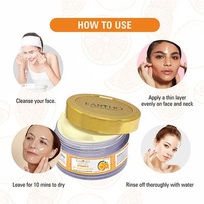 Eartho Essentials Skin Brightening Face Pack - Vitamin C 50 gm - Facial Kits