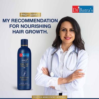 Dr Batra's PRO+ Hair Fall Control Oil (Pack of 2 x 200 ml) - Hair Oils