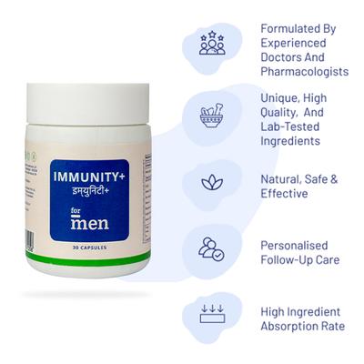 ForMen Immunity+ Capsule 30's - Speciality Medicines