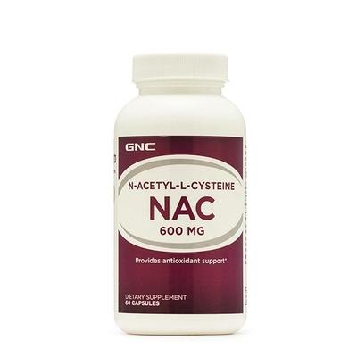 GNC Nac 600 mg Capsules 60's - Workout Essentials