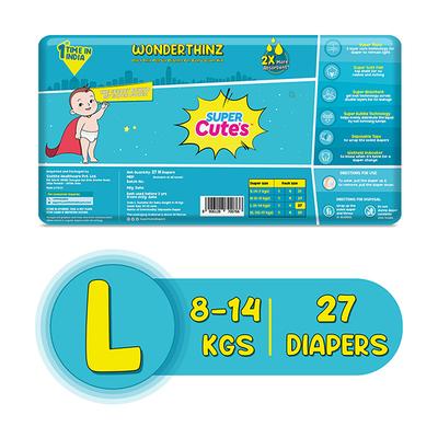 Super Cute's WonderThinz Pull-up Diaper - (L) (8 - 14 kg) 27's - Diapers & Wipes