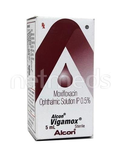 Vigamox Eye Drops 5ml (N) - Eye Infections-Eaa