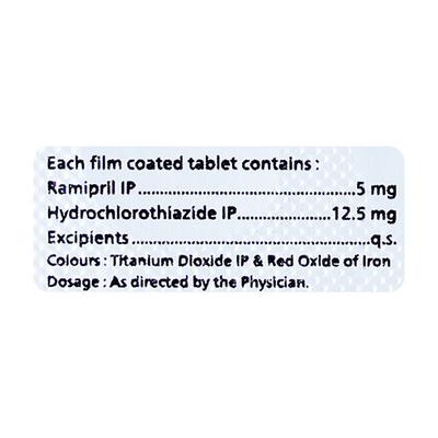 RAMICON H 5 Tablet 10's - Hypertension-ACE