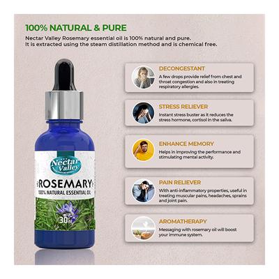 Nectar Valley Rosemary Essential Oil 30 ml - Essential Oils