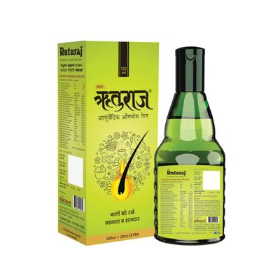 RutuRaj Ayurvedic Hair Oil (100 ml + 20 ml Extra) - Personal Care (Ayush)