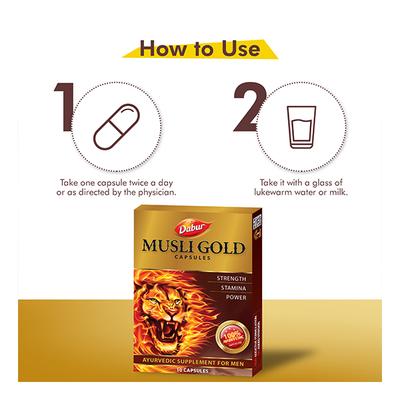 Dabur Musli Gold Capsule - For Men 10's - Speciality Medicines