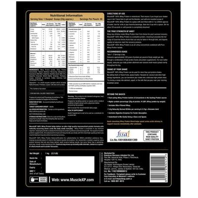 MuscleXP Whey Protein Powder - Sea Salt Caramel 1 kg - Whey Proteins