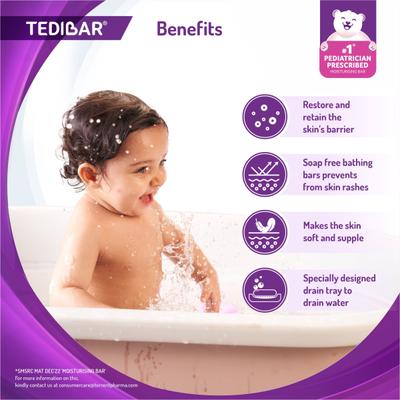 TEDIBAR BATHING Bar 100 gm - Baby Soap