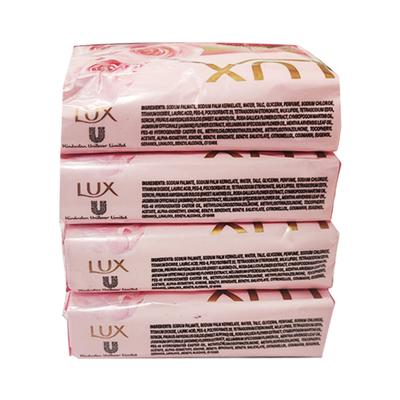 Lux Soft Glow Rose & Vitamin E Soap (Pack of 4) 75 gm - Soaps