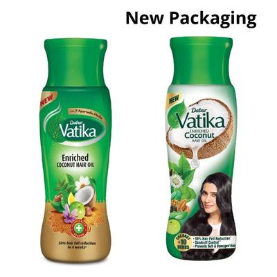Dabur Vatika Enriched Coconut Hair Oil 450ml - Hair Oils
