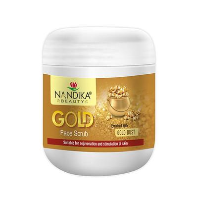 Nandika Beauty Face Scrub - Gold 500 gm - Face Scrubs