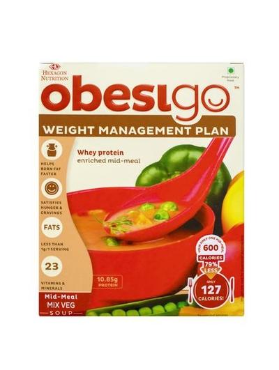 Obesigo Mix Veg Soup 245 gm - General Health