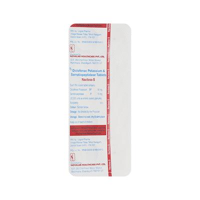 NACTOSS S Tablet 10's - Pain relief-Nsa