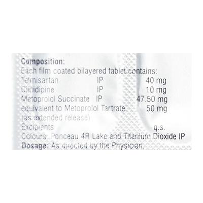 CILMIKAA TM 50 Tablet 10's - Hypertension-Ang