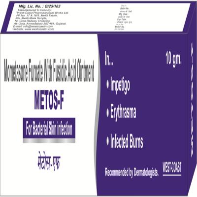 METOS F Ointment 10gm - Skin Infections-Toc