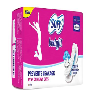 Sofy Bodyfit Sanitary Pads 18's - Sanitary Napkins
