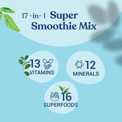 Kapiva 17-in-1 Smoothie Mix Powder - Chocolate Flavour 400 gm - Health Products