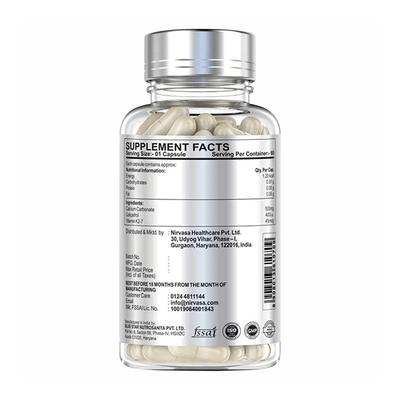 Nirvasa Vitamin D3 + K2 Capsule 60's - Multi-Vitamins