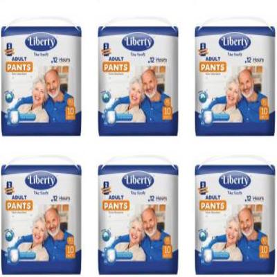 Liberty Adult Diaper (XL) (Pack of 6 x 10's) - Adult Diapers & Pads