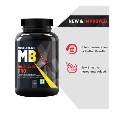 MuscleBlaze MB-Burner Pro Tablet 60's - Workout Essentials