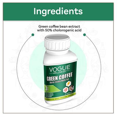 Vogue Wellness Green Coffee Capsule 60's - Weight Loss