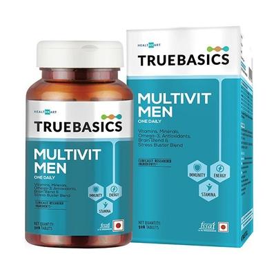 TrueBasics Multivit Men Tablets 90's - Multi-Vitamins