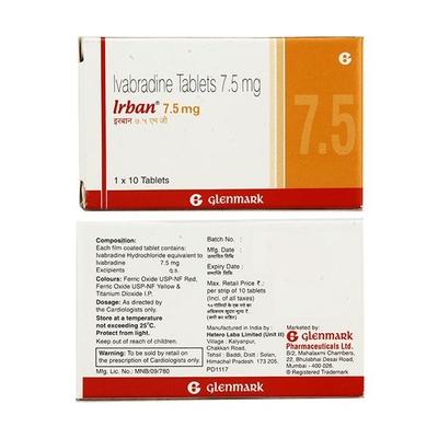 Irban 7.5mg Tablet 10'S - Angina