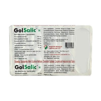 Golsalic Tablet 10'S - Arthritis-Oth
