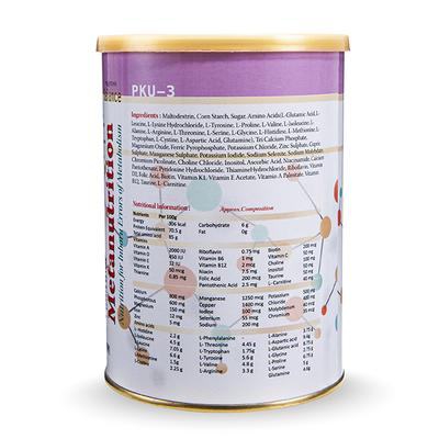 Pristine Balance Metanutrition PKU-3 (3 Years & above) Powder - 400 gm (Tin) - Baby And Infant Supplements