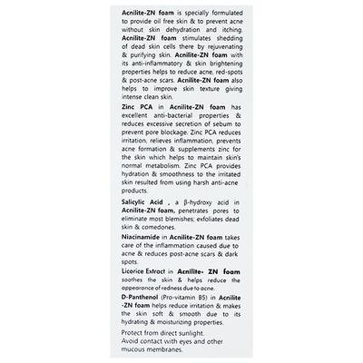 ACNILITE ZN FOAM Face Wash 100ml - Acne-Acn