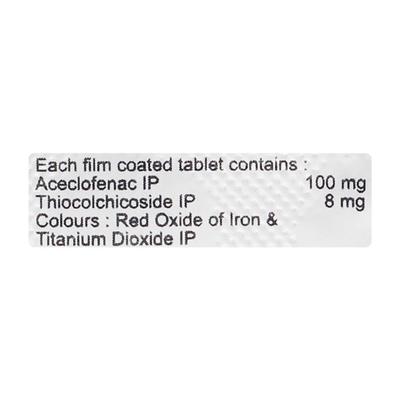 MYOSTAT 8mg Tablet 10's - Muscle Spasm-Mus