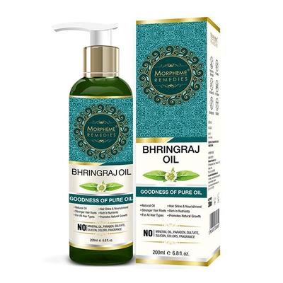 Morpheme Remedies Pure Bhringraj Hair Oil 200 ml - Hair Oils