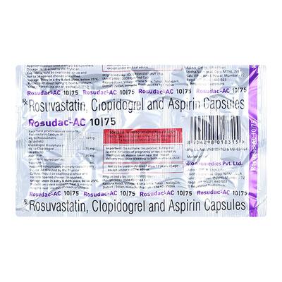ROSUDAC AC 10/75mg Capsule 10's - High Cholesterol-Dys