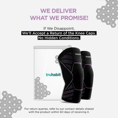 TruHabit Knee Cap - Black (XL) - Knee/Leg Supports