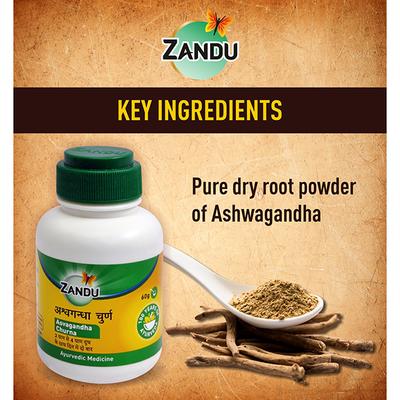 Zandu Asvagandha Churna 60 gm - Speciality Medicines