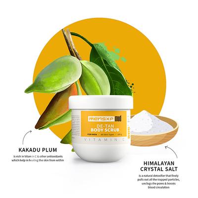 MensXP Mud De-Tan Body Scrub - Men 200 gm - Scrubs & Exfoliants