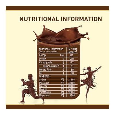 Nestle Resource High Protein Powder - Chocolate Flavour 400 gm (Refill Pack) - Protein Drink