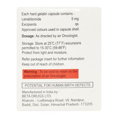 LENOFECT 5 Capsule 10's - Cancer Oncology-Cyt