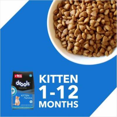 Drools Ocean Fish Kitten Cat Food (3kg+1kg food Free Inside) 4000 gm - Petfood