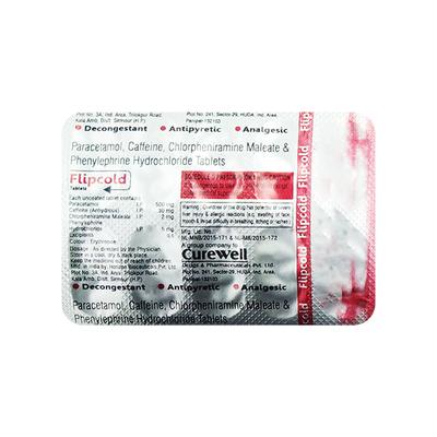 FLIPCOLD Tablet 10's - Cough And Cold-Cou