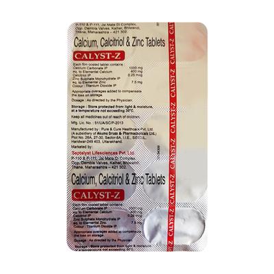 CALYST Z Tablet 10's - Supplements-Cal
