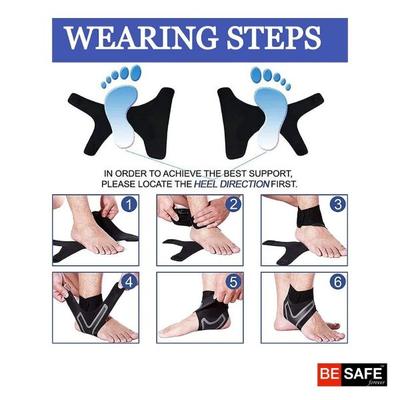 Be Safe Forever Ankle Support Strap for Protection (Pack of 2) - Ankle/Foot Supports
