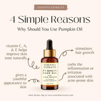 Essentia Extracts Cold Pressed Oil - Pumpkin Seed 15 ml - Massage Oils
